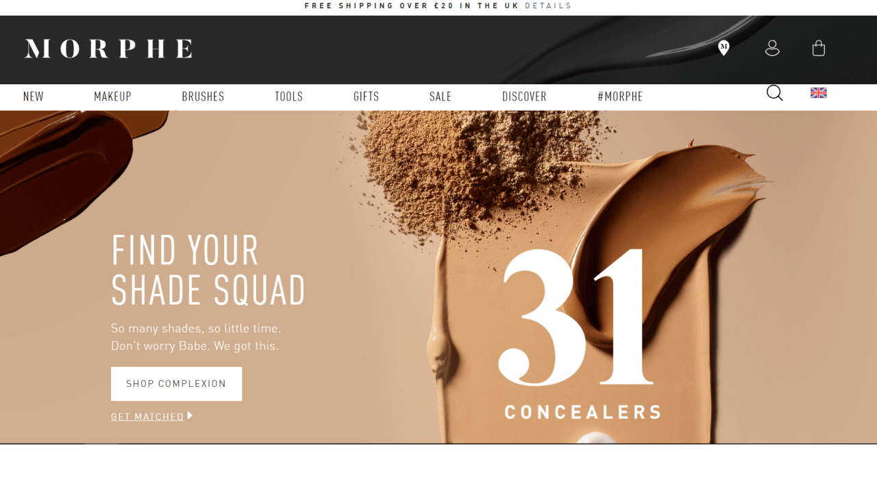 Morphe website