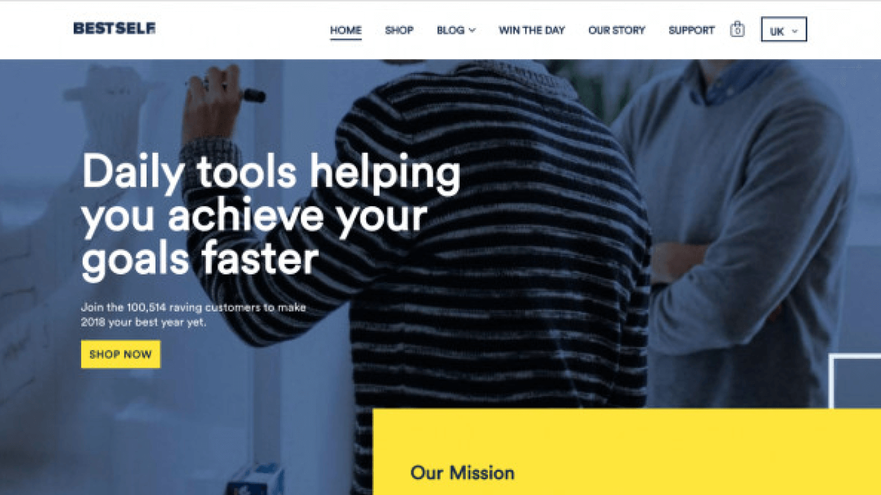 BestSelf Co. website