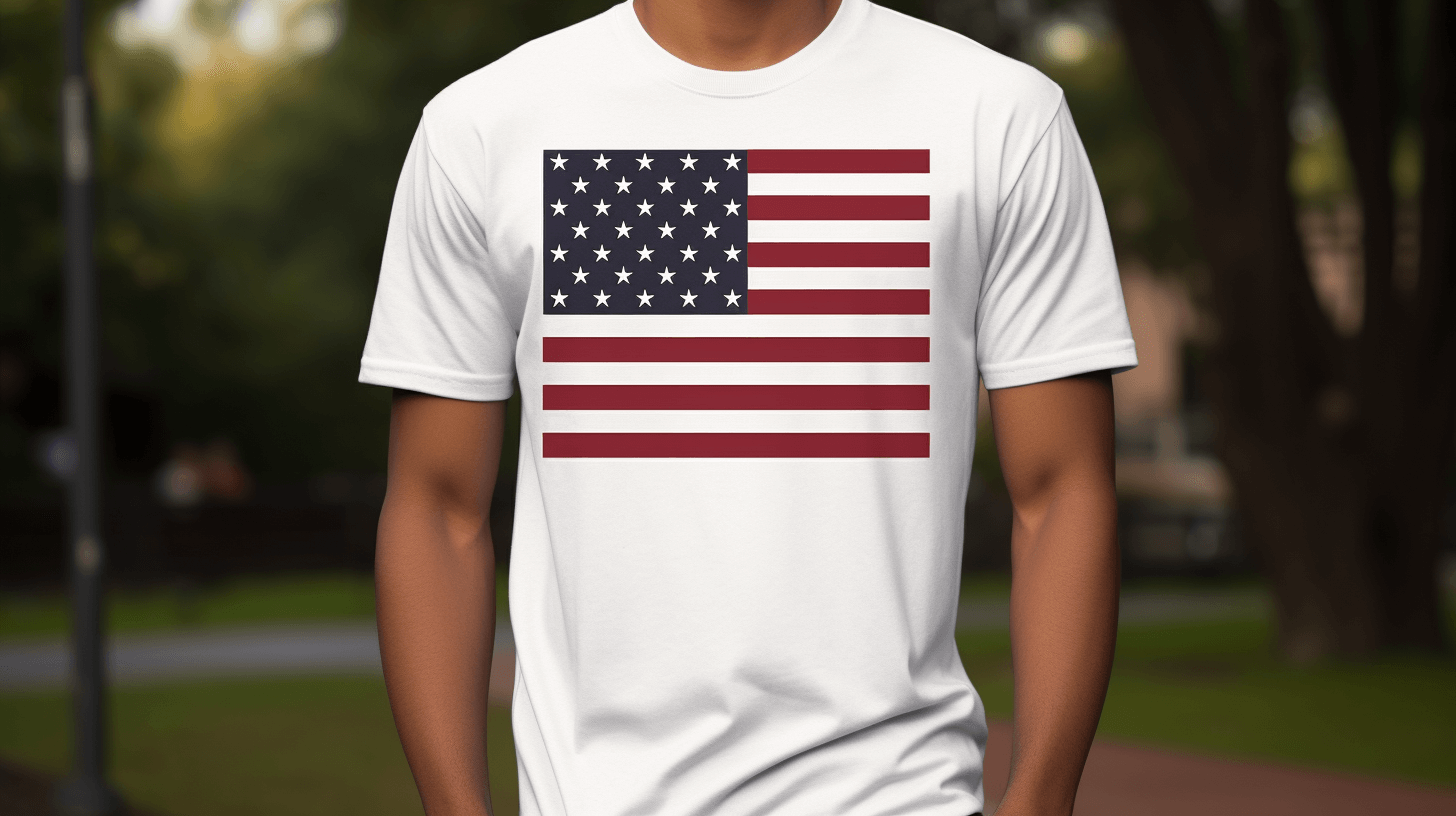 Flag design T-shirt