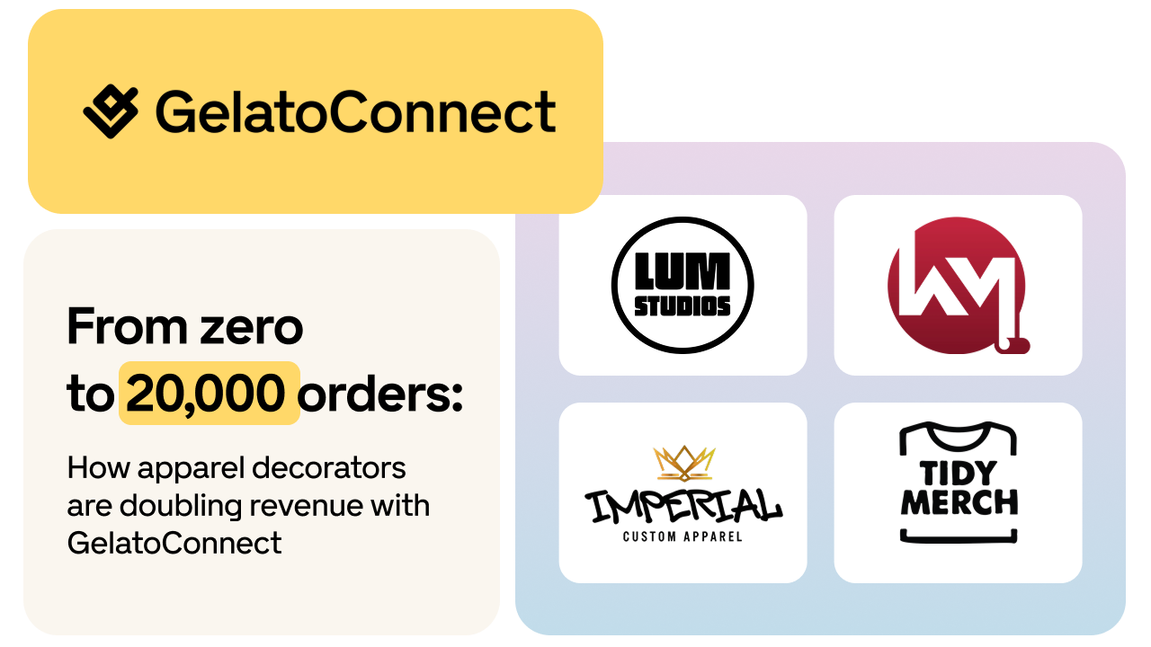 GelatoConnect Apparel Customers Doubling Revenue