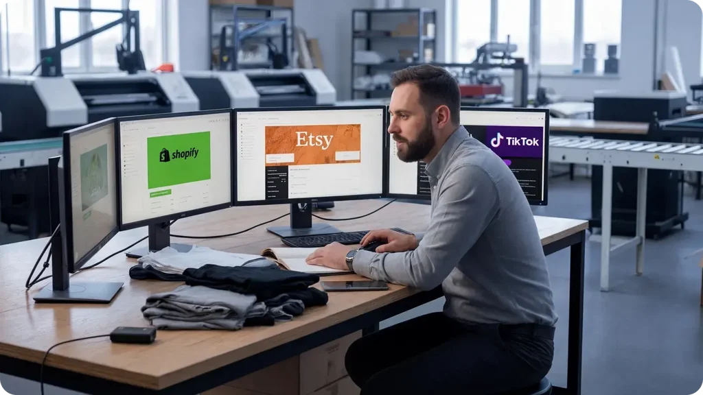 GelatoConnect - How Shopify, Etsy & TikTok Shop Are Transforming Order Intake for Apparel Decorators